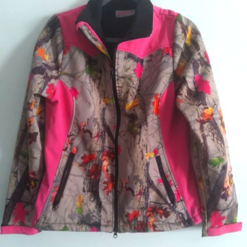 🌟Final Price | Hot Leaf Camouflage Jacket | Pink | M/L